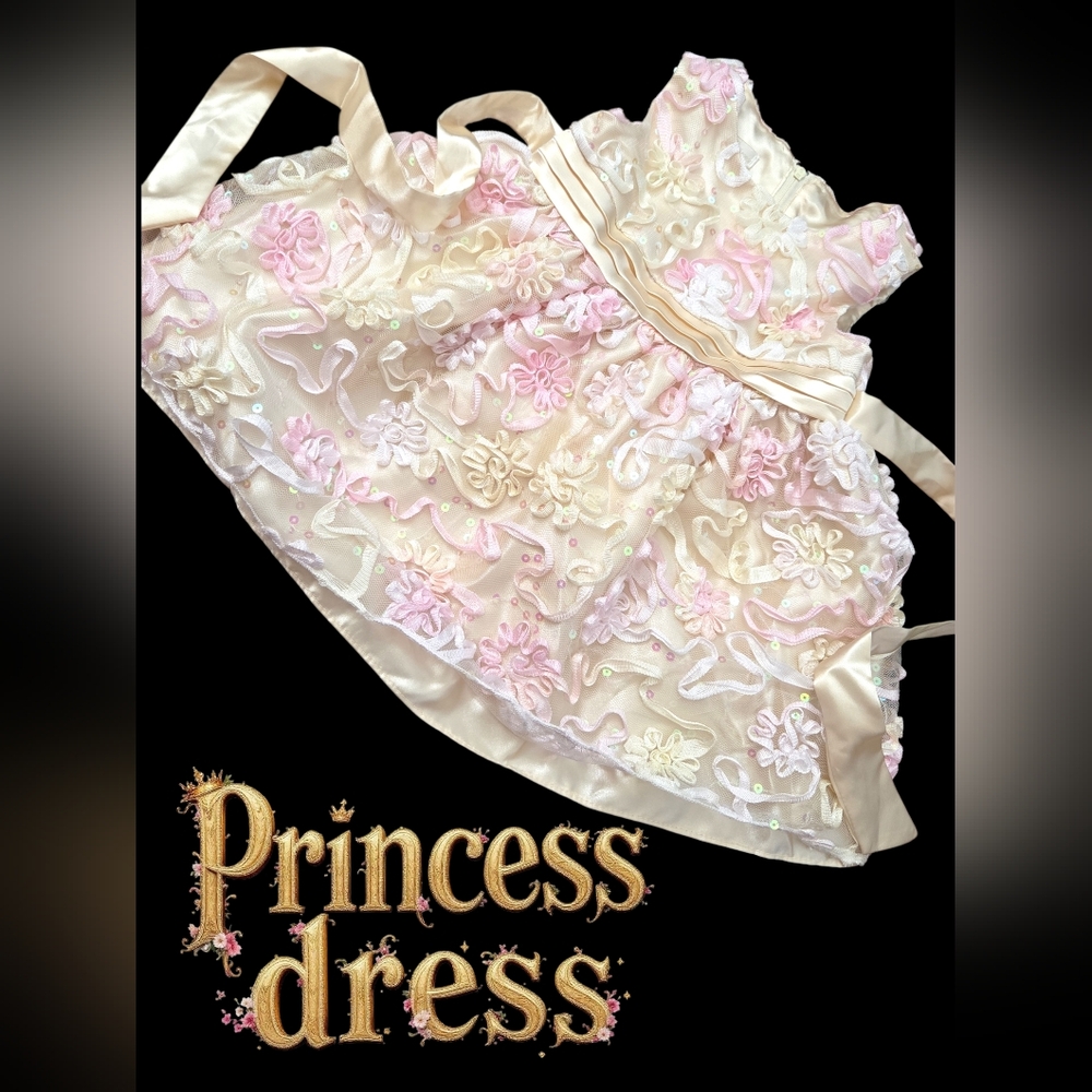 *0977 American Princess stunning lace dress 24 month